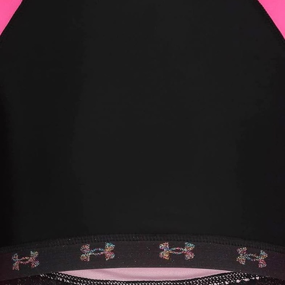 BRAND NEW youth girl under armour 2 pc long sleeve swimming swim bathing suit si - Picture 7 of 8